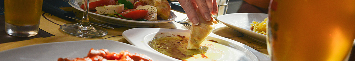 Eating Portuguese at Algarve Barbeque restaurant in Elizabeth, NJ.